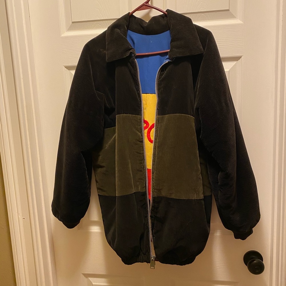 Handmade reversible jacket - Police Synchronicity